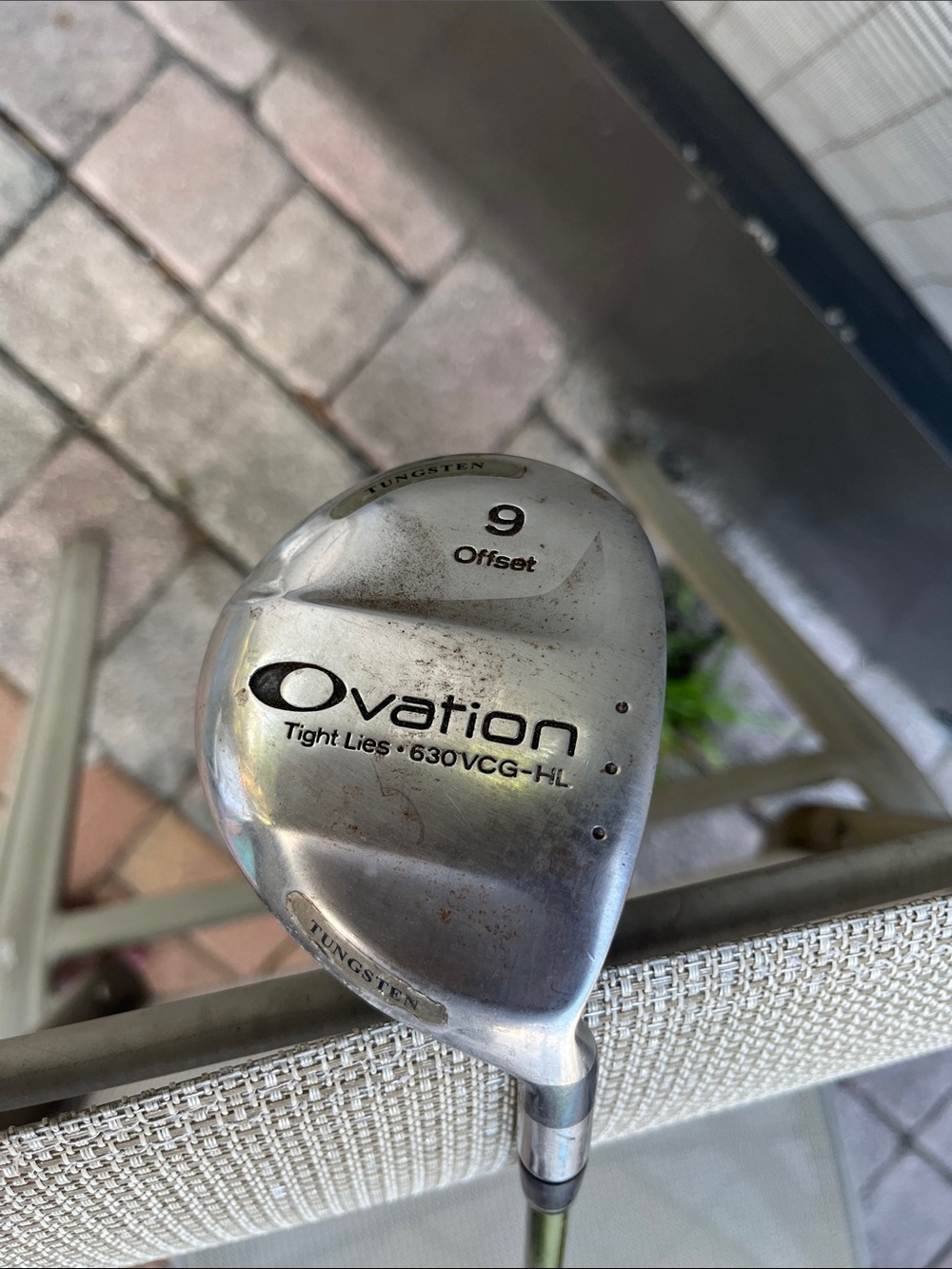 Ovation 9 Offset Hybrid Golf Club - Silver